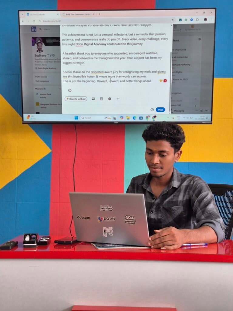 Abai krishna freelance digital marketing strategist in Wayanad